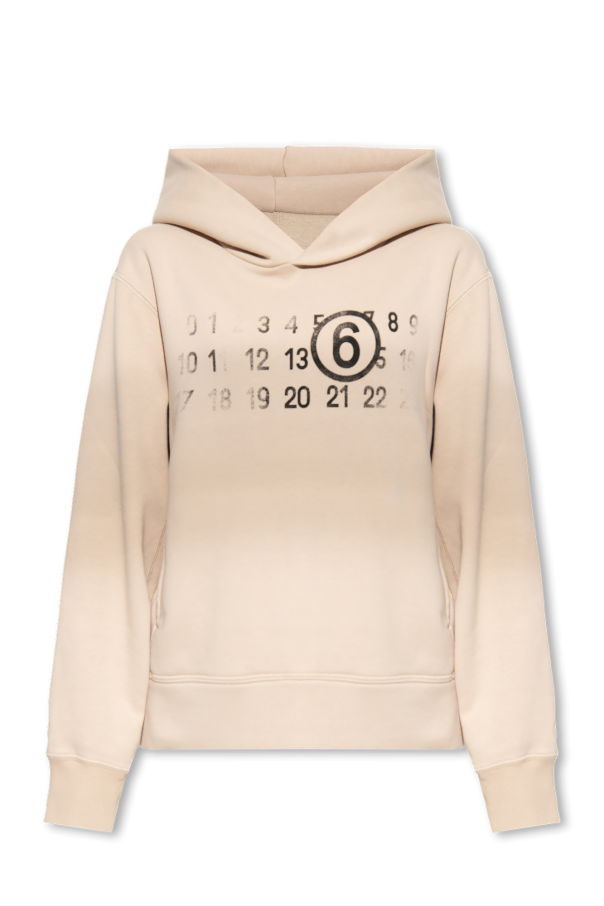 GenesinlifeShops Botswana - Beige Printed hoodie MM6 Maison